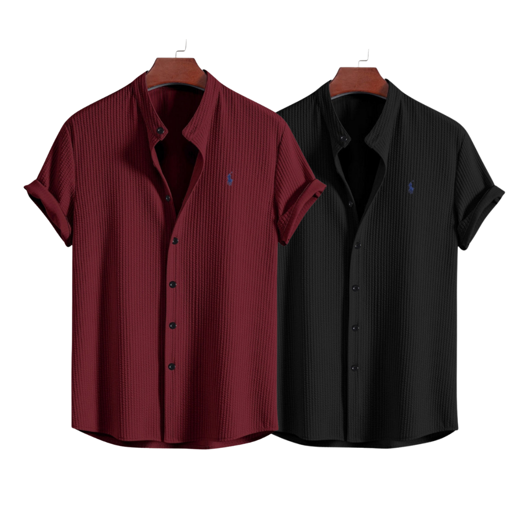 Chemise à col Polo Luxee