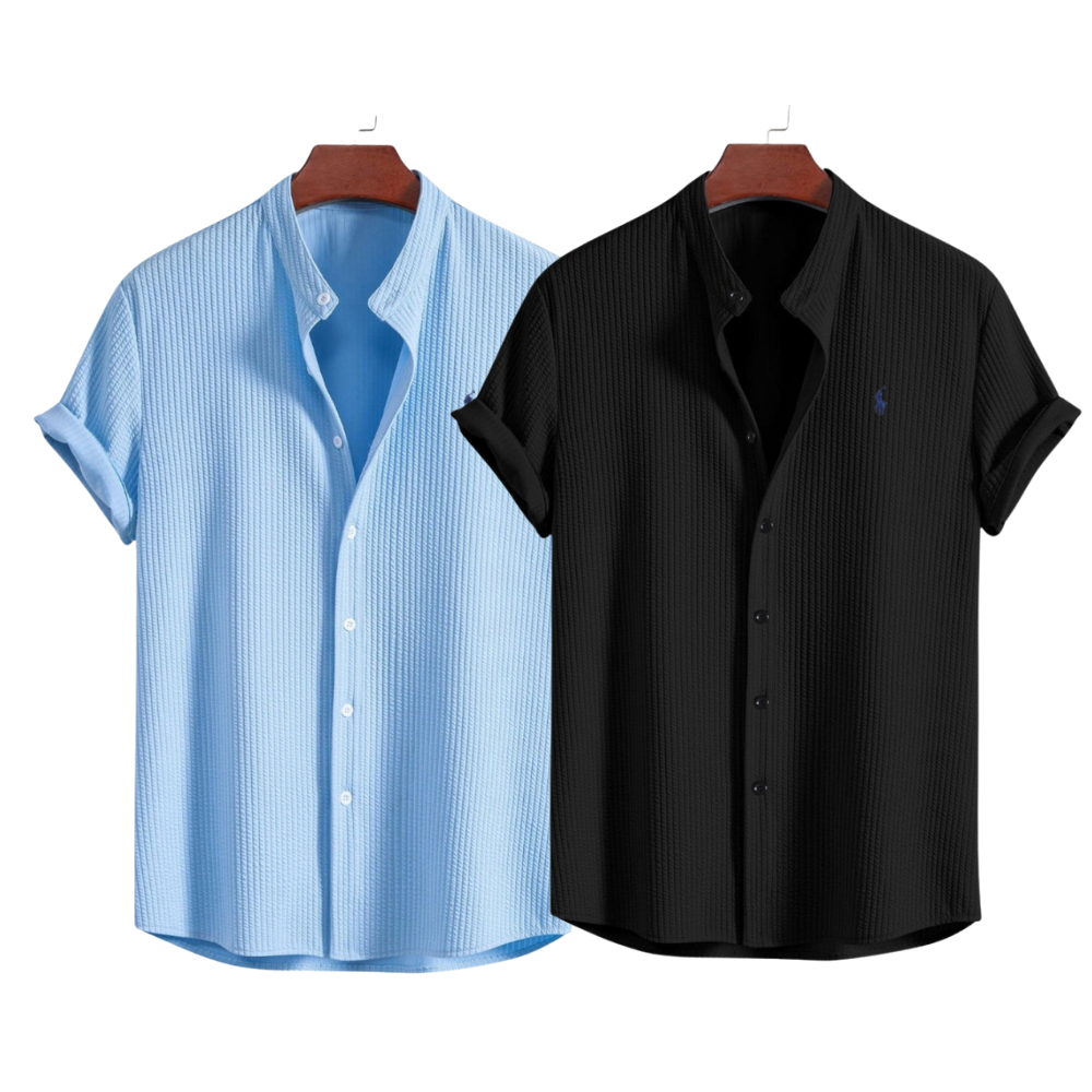 Chemise à col Polo Luxee