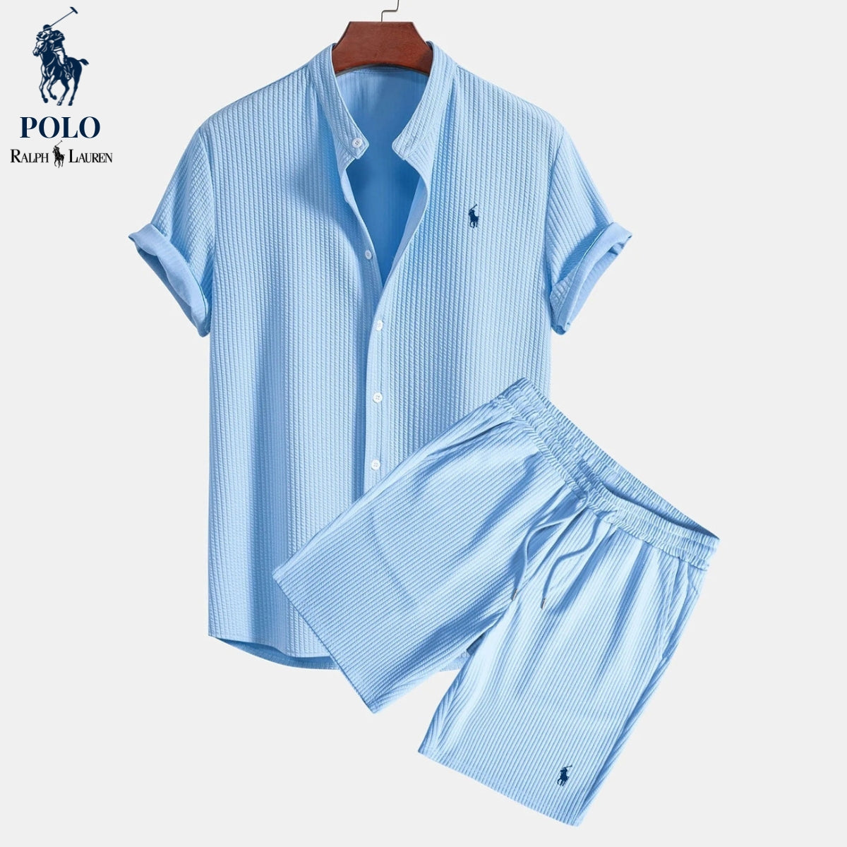 Luxee Poloshirt und Shorts-Set