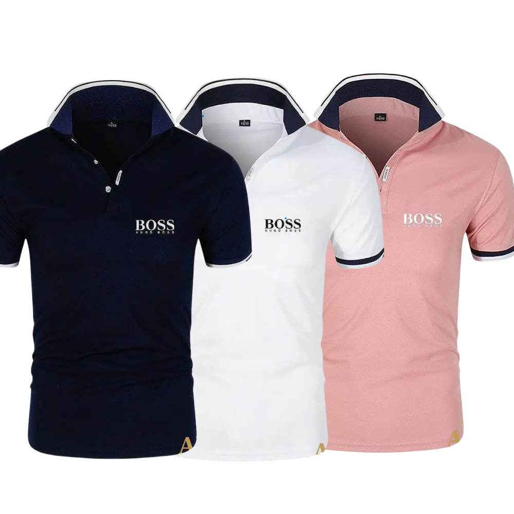 Set Luxury Polo Collar Shirt (Buy 1, Get 3 Free).